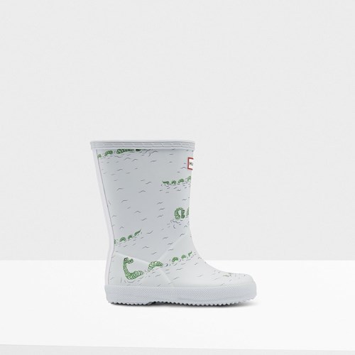 Hunter Original Classic Nessie Print Wellies (O065B) Ireland